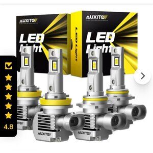 H11/H9/H8 and 9005/HB3 LED Headlight Bulbs Combo, 9005 Hi Beam and H11 Lo Beam